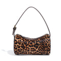 Genuine Leather Horsehair Underarm Bags For Women - Leopard print / Mini(Max Length<20cm)