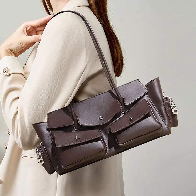 Genuine Leather Women Shoulder Bag