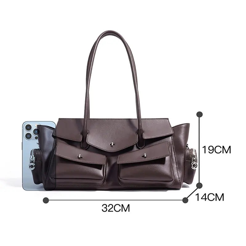 Genuine Leather Women Shoulder Bag