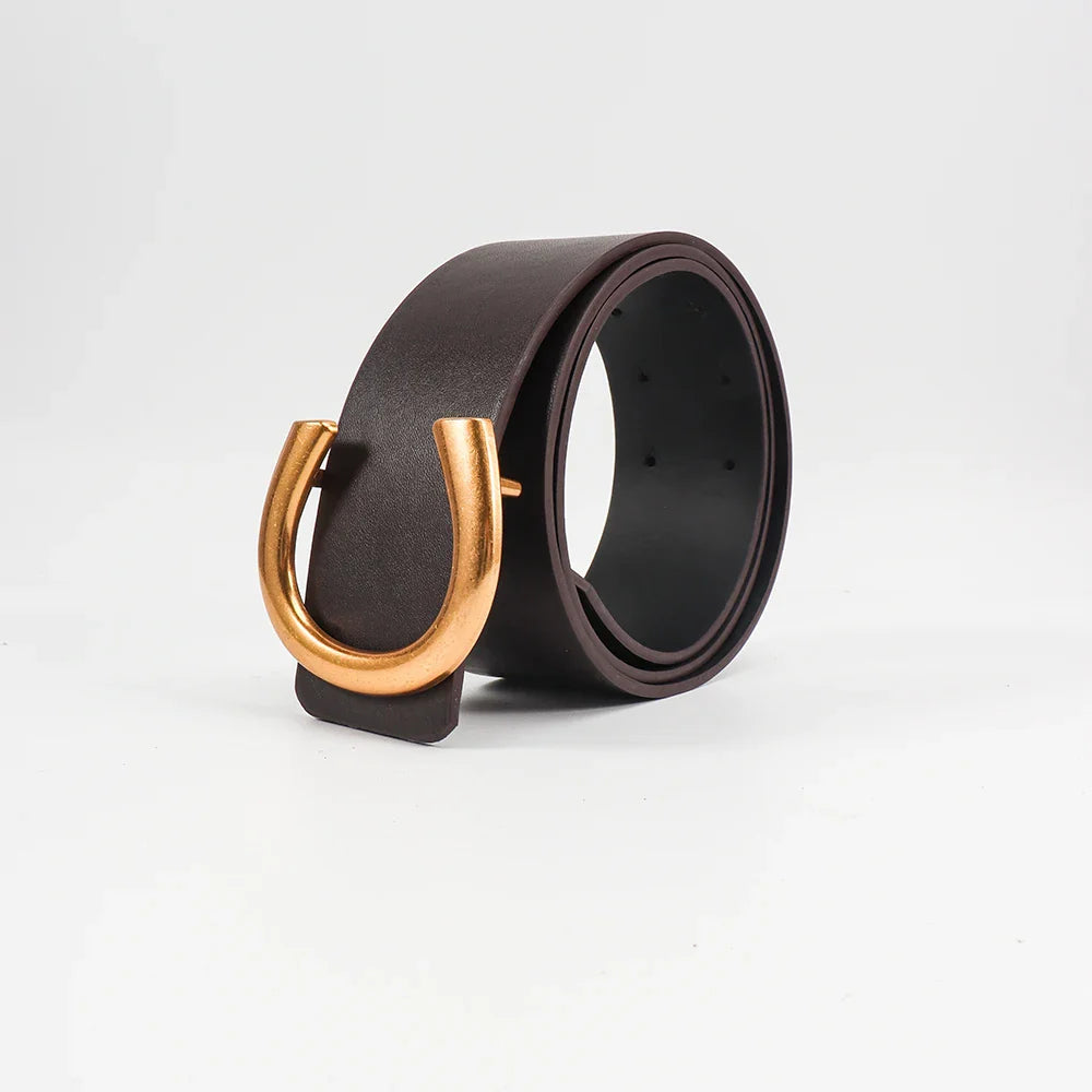 Geometric Horseshoebuckle Belt