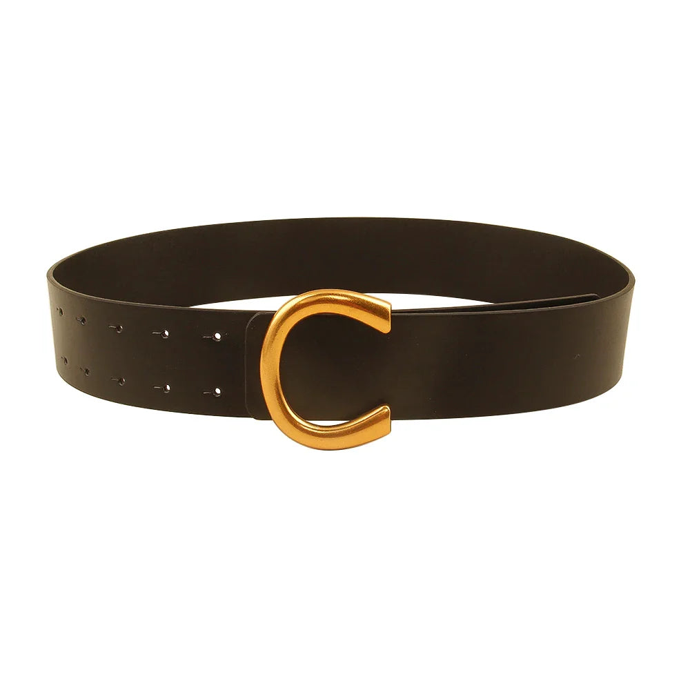 Geometric Horseshoebuckle Belt