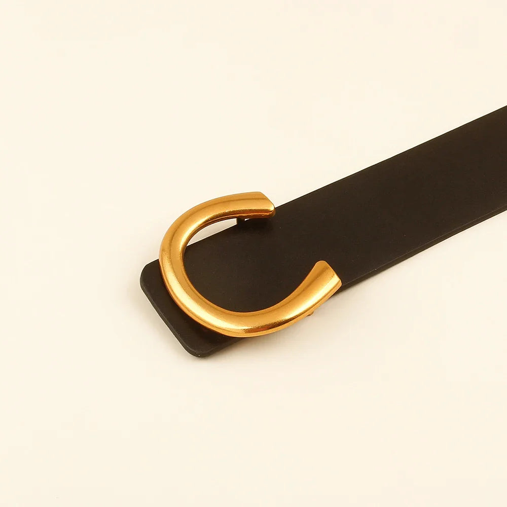 Geometric Horseshoebuckle Belt