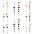 Geometric Personalized Long Earrings Women - electronic accessories