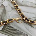 Gold Chain Belt Female Waist Metal - gold chain belt / 107x1.1cm