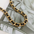 Gold Chain Belt Female Waist Metal - gold chain belt / 107x1.1cm