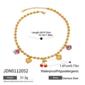 Gold Cherry Necklace - JDN0112052 - electronic accessories