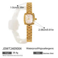 Gold Color Plated Stainless Steel Quartz Mechanism Watch