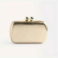 Gold Silver Pu Leather Women Handbag