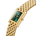 Gold Watch Exquisite Square Casual Women Stainless Steel