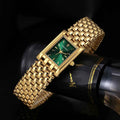 Gold Watch Exquisite Square Casual Women Stainless Steel