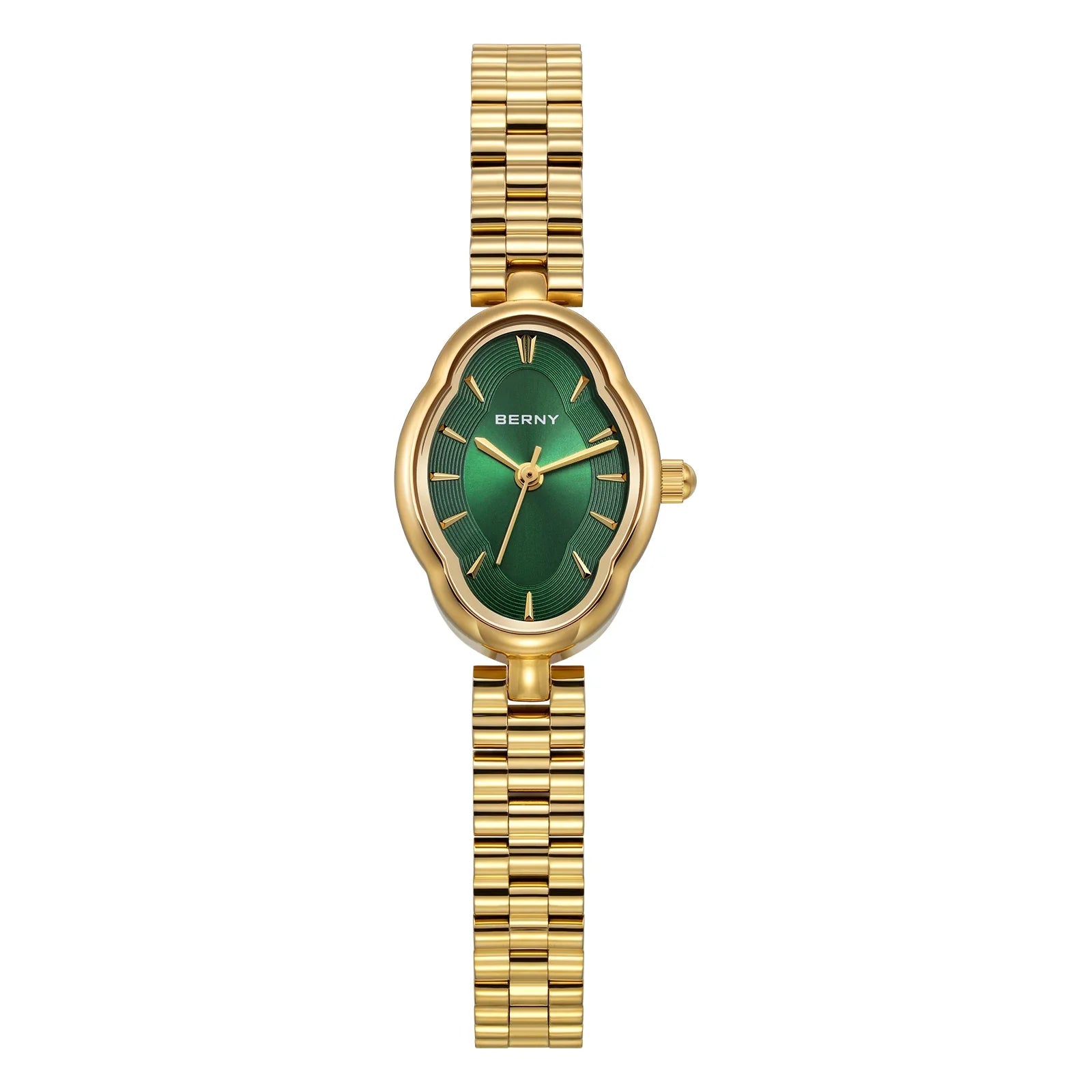 Gold Watch for Women Ladies Wristwatch - 2946L-GRN