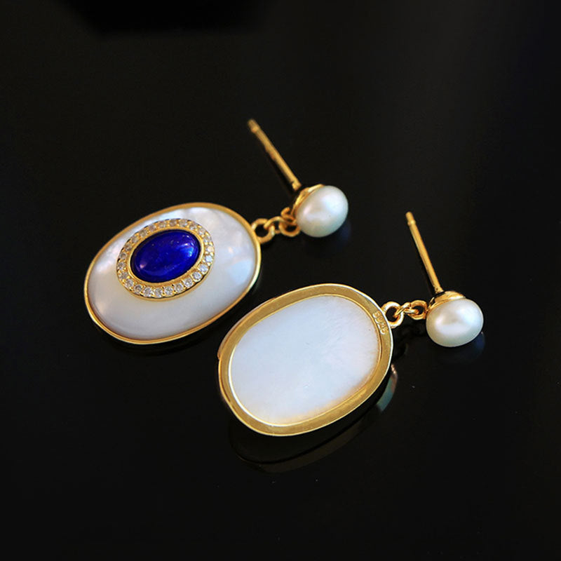 Green Egg Noodles Fritillary Stud Earrings Ornament Women - Style / A Pair - electronic accessories