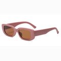 Green Rectangle Sunglasses Women - 12 / As the picture