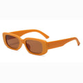 Green Rectangle Sunglasses Women - 15 / As the picture