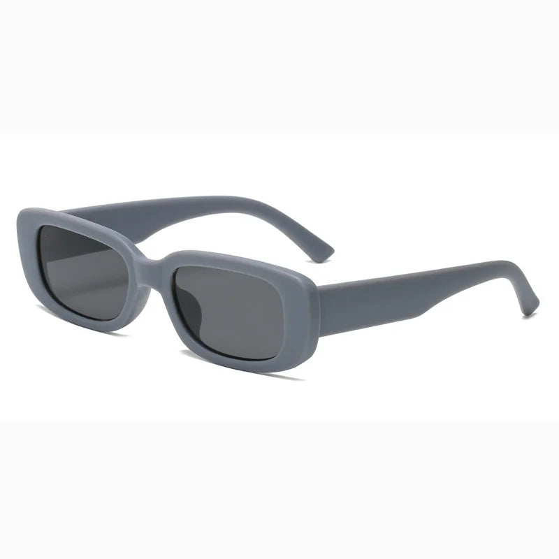 Green Rectangle Sunglasses Women - 16 / As the picture