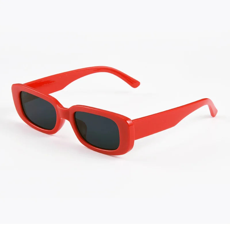 Green Rectangle Sunglasses Women - 6 / As the picture