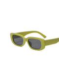 Green Rectangle Sunglasses Women