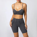 Gym Set Woman - Carbon Gray / S