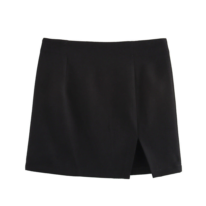 Halter Vest Slit Design Short Skirt - L - Other