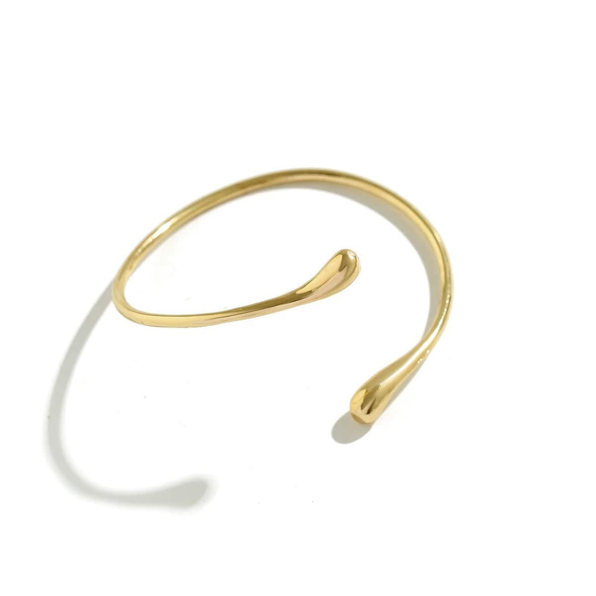 Handcrafted Gold-plated Geometric Cuff Bracelets - electronic accessories