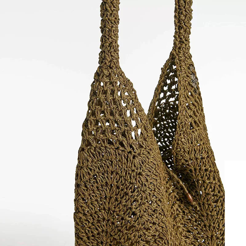 Handheld Straw Woven Bag