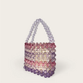 Handmade Beaded Woven Bucket Bag
