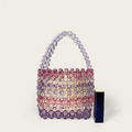 Handmade Beaded Woven Bucket Bag
