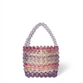 Handmade Beaded Woven Bucket Bag - MULTI