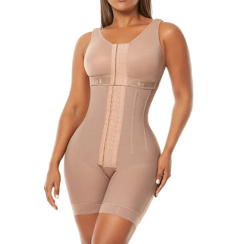 High Compression With Bones Shapewear Post-operative Waist Trainer