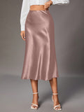 High-Grade Small Artificial Silk Skirt - Lotus Root Color / L - electronic accessories