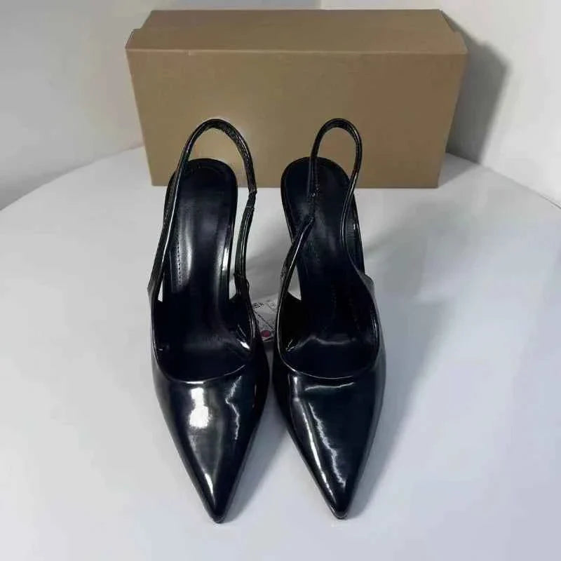 High Heel Shoes for Ladies Vintage Black