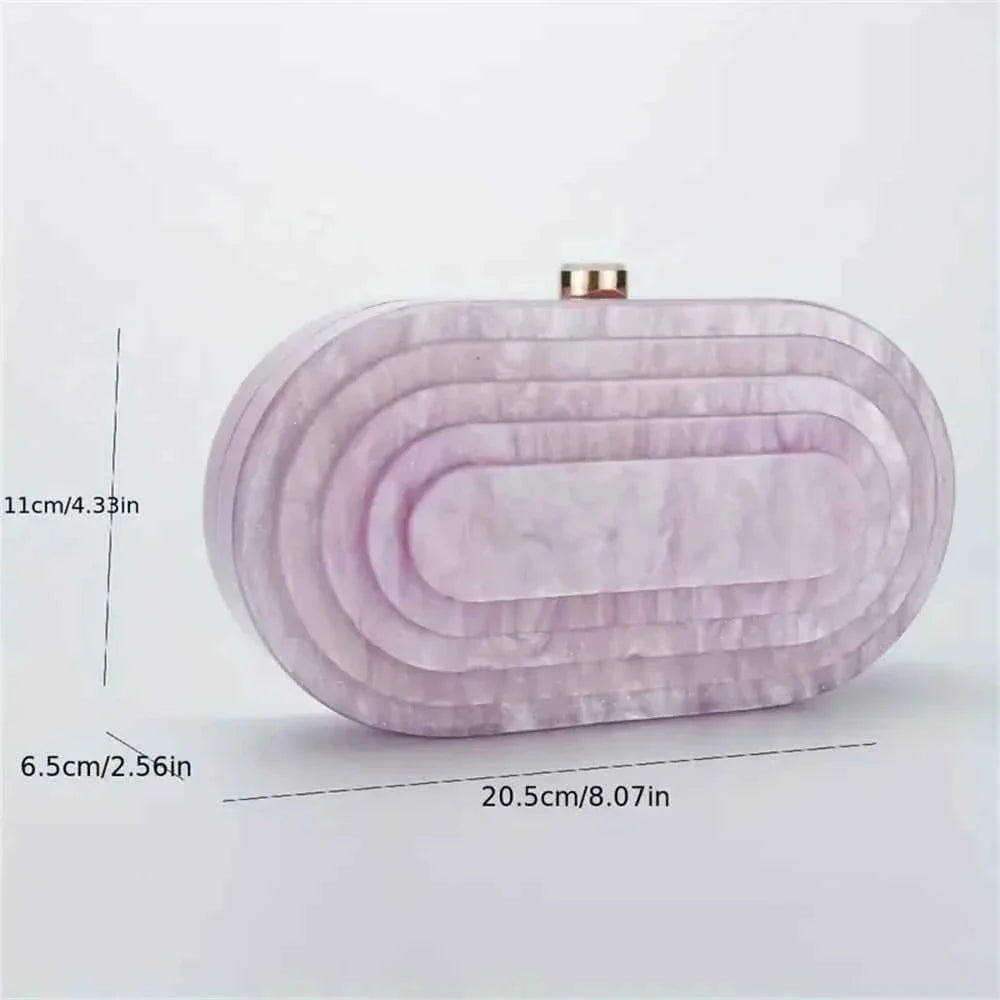 High Quality Acrylic Box Evening Clutch Bag