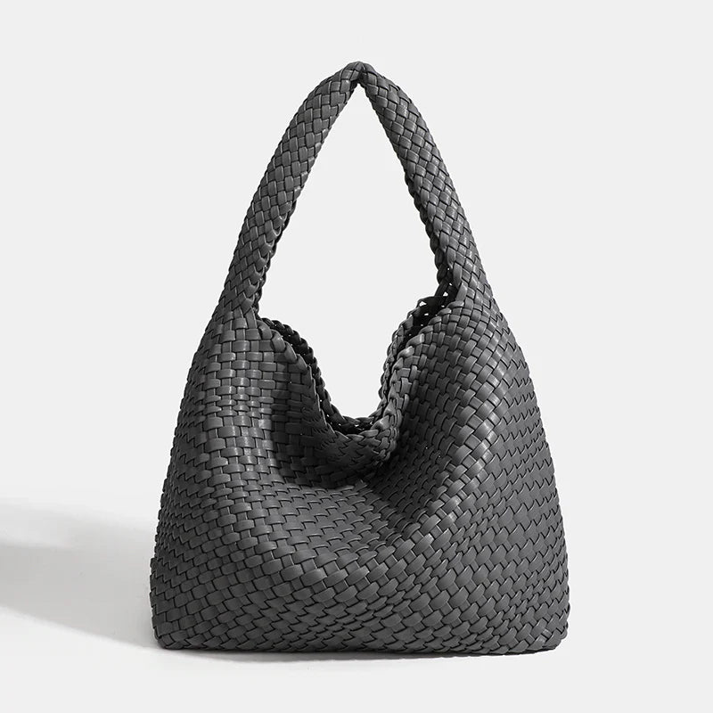 High Quality Hand-woven Bag - Dark grey / 30cmx15cmx34cm / CHINA