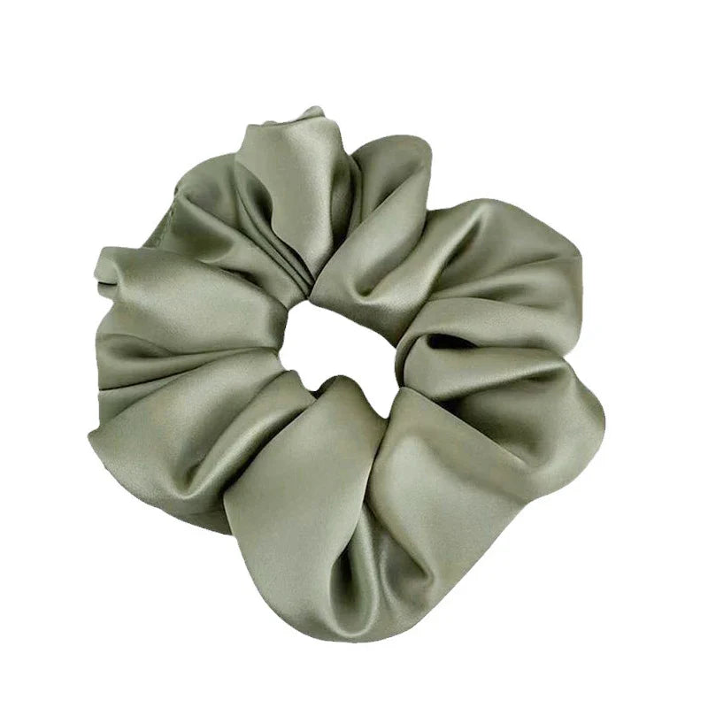 High-quality Satin Headband With a High-end Feel - army green / One Size