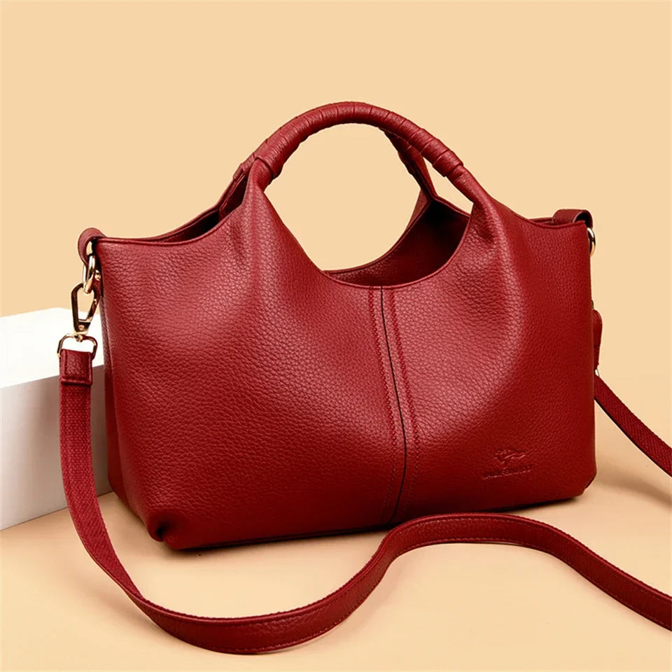 High Quality Soft Leather Women’s Handbag Tote Bag