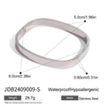 High Quality Stainless Steel Square Wide Bracelet Bangle