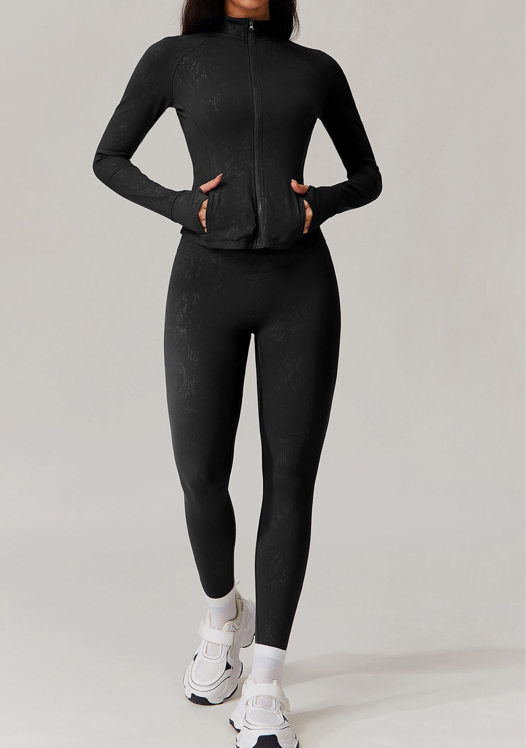 High Waist Bronzing Casual Yoga Pants Women’s Running Quick-drying Nude Feel - Other