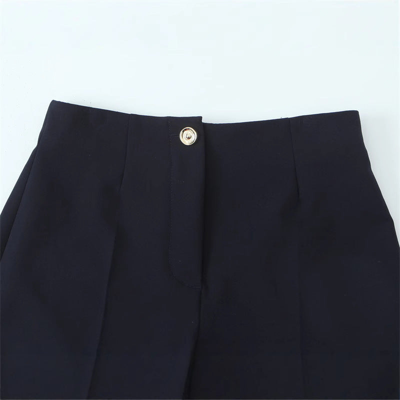 High Waist Casual Shorts - Other