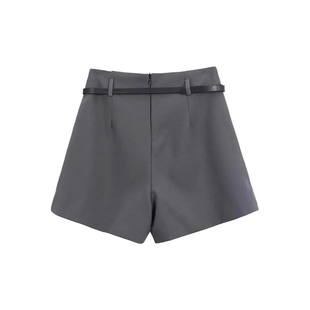 High Waist Suit Pants Skirt