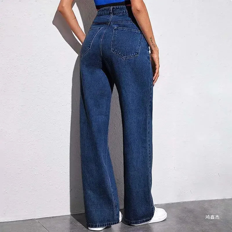 High Waist Wide Leg Jeans Women
