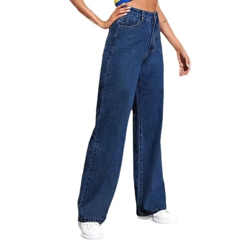 High Waist Wide Leg Jeans Women