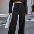 High Waisted Wide Leg Pants - Other