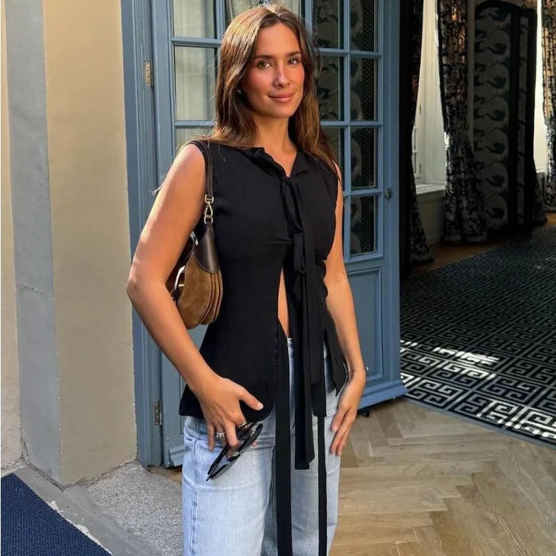 Hollow Bandage Vest Top