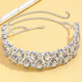 Hollow Jeweled All-match Rhinestone Necklace - Silver - electronic accessories