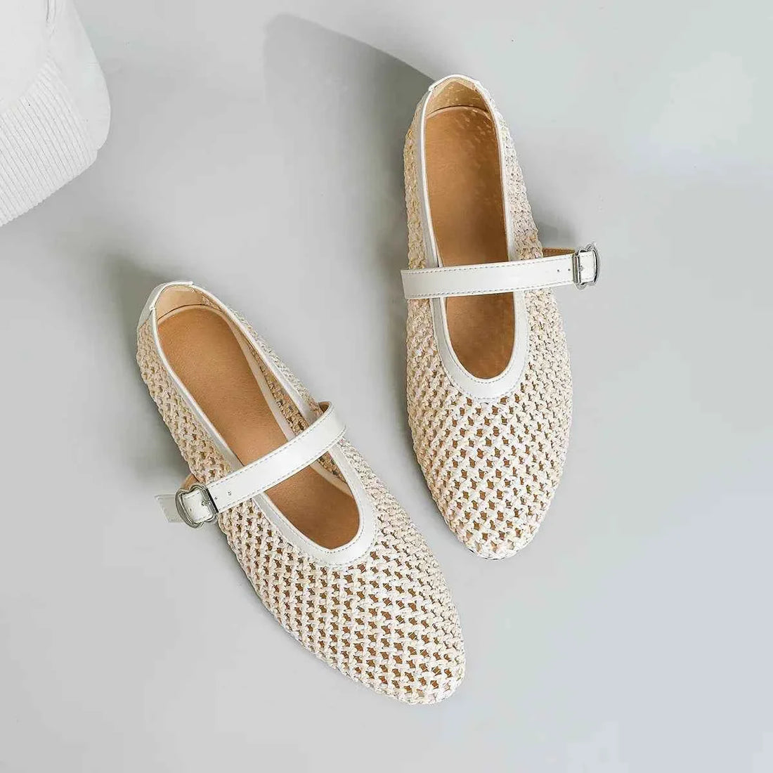 Hollow Out Shoes Women Pu Leather