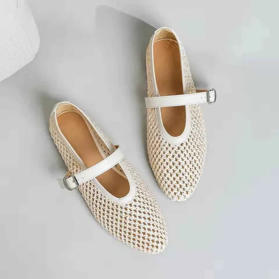 Hollow Out Shoes Women Pu Leather