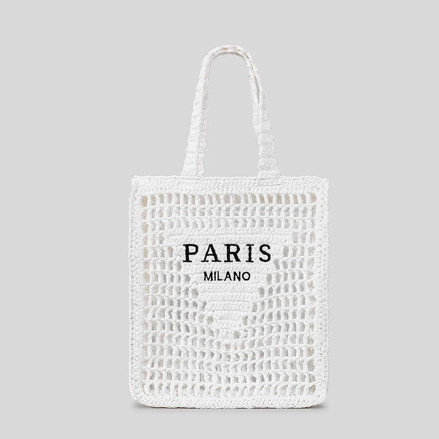 Hollow Out Straw Women Shoulder Bags