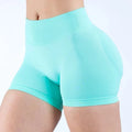 Impact Women Yoga Shorts High Waist - Mint Green / L