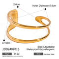 Irregular Lines Multi-layer Hollow Open-end Bracelet Retro Personality - JDB2407016 - electronic accessories