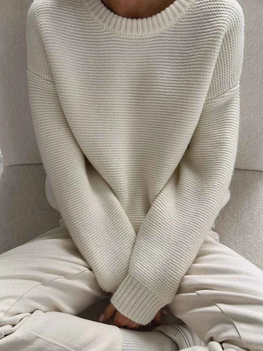 Knitted Round Neck Sweater